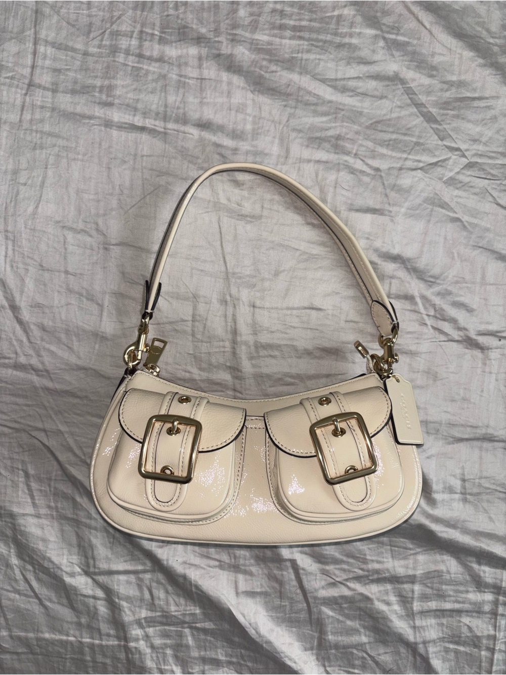 Coach Ashton Shoulder Cream Shoulder Bag